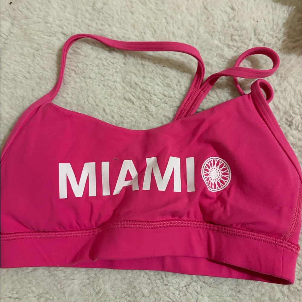 SoulCycle lululemon Miami Pink Women's bra